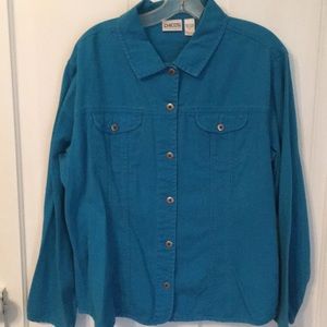 Chico’s Size 3 denim jacket/shirt